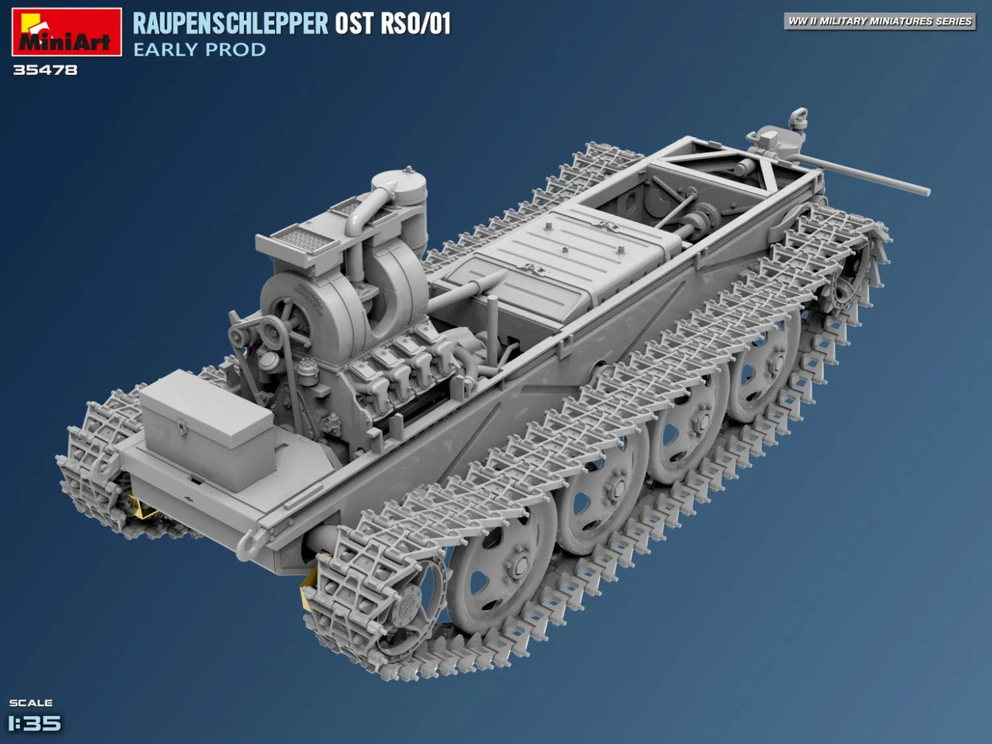 1/35 MiniArt - Raupenschlepper Ost RSO/01. Early Production 35478 - Product Image
