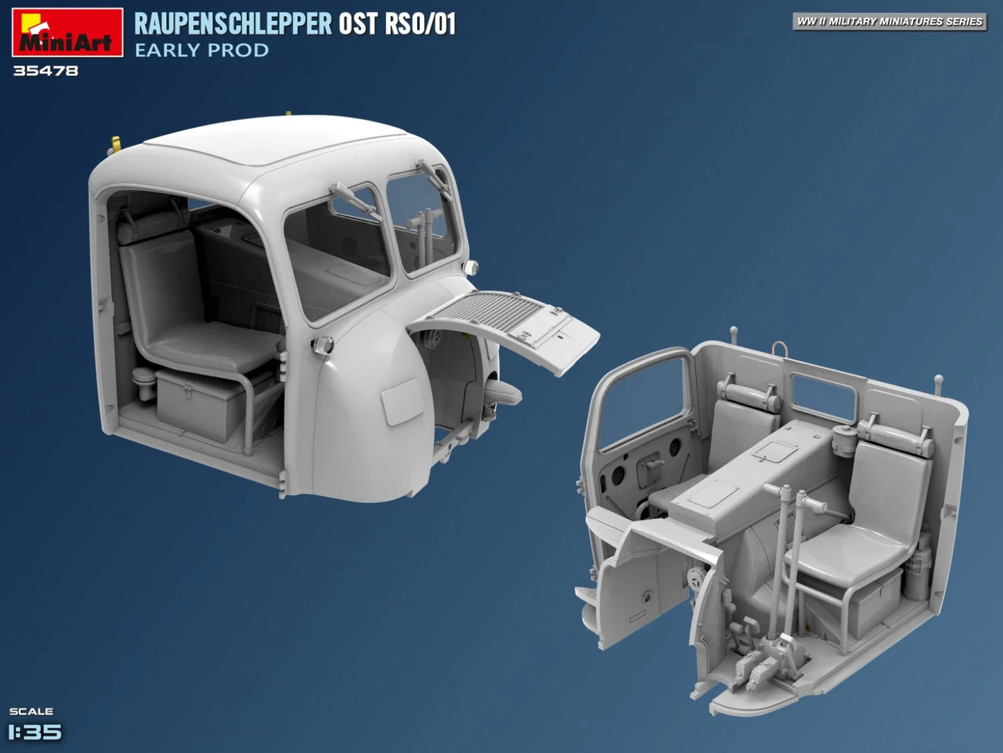 1/35 MiniArt - Raupenschlepper Ost RSO/01. Early Production 35478 - Product Image