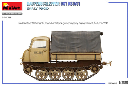 1/35 MiniArt - Raupenschlepper Ost RSO/01. Early Production 35478 - Product Image