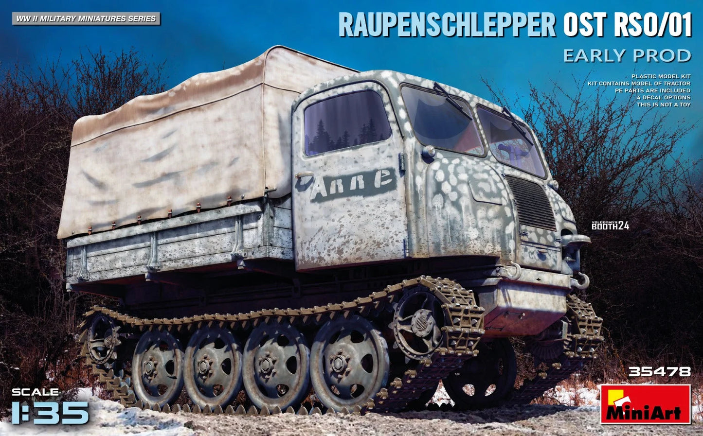 1/35 MiniArt - Raupenschlepper Ost RSO/01. Early Production 35478 - Product Image