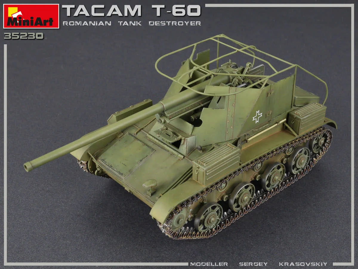 1/35 MiniArt - Tacam T-60 Romanian Tank Destroyer (Interior Kit) 35230 - Product Image