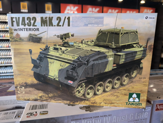 1/35 Takom - British Army FV432 Mk 2/1 Armoured Personnel Carrier w/Interior - Product Image