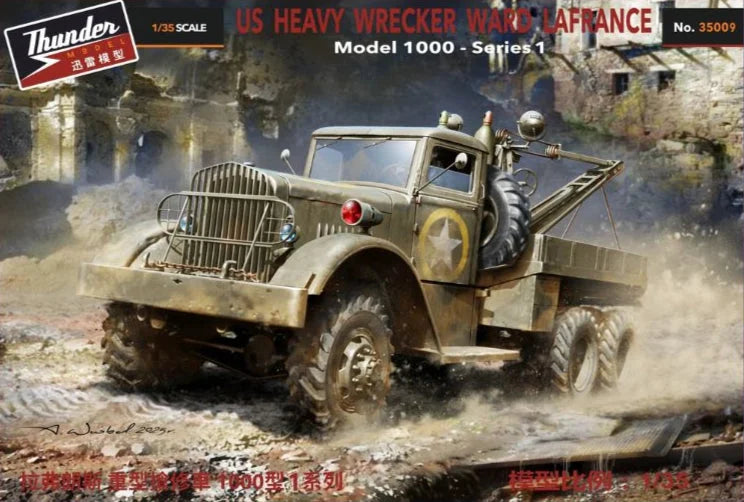 1/35 Thunder Model - US Heavy Wrecker Ward LaFrance M1000 Series 1 35009 - Product Image