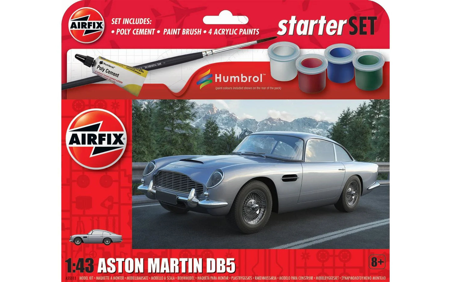 1/43 Airfix - Aston Martin DB5 Starter Set - Product Image