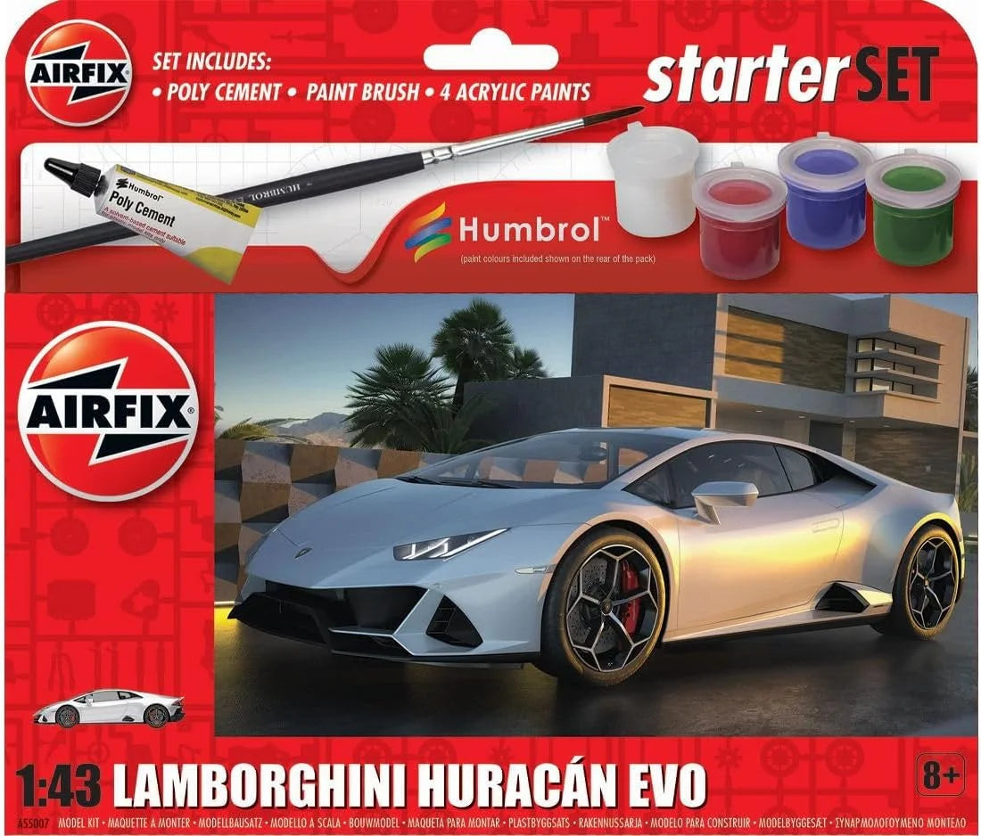 1/43 Airfix - Lamborghini Huracan EVO Starter Set - Product Image