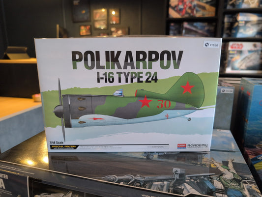 1/48 Academy - Soviet Polikarpov I-16 Type 24 Fighter Aircraft - Product Image