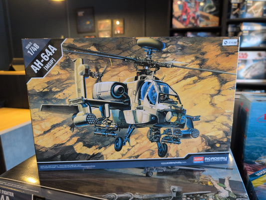 1/48 Academy - US Army AH-64A Apache Helicopter - Product Image