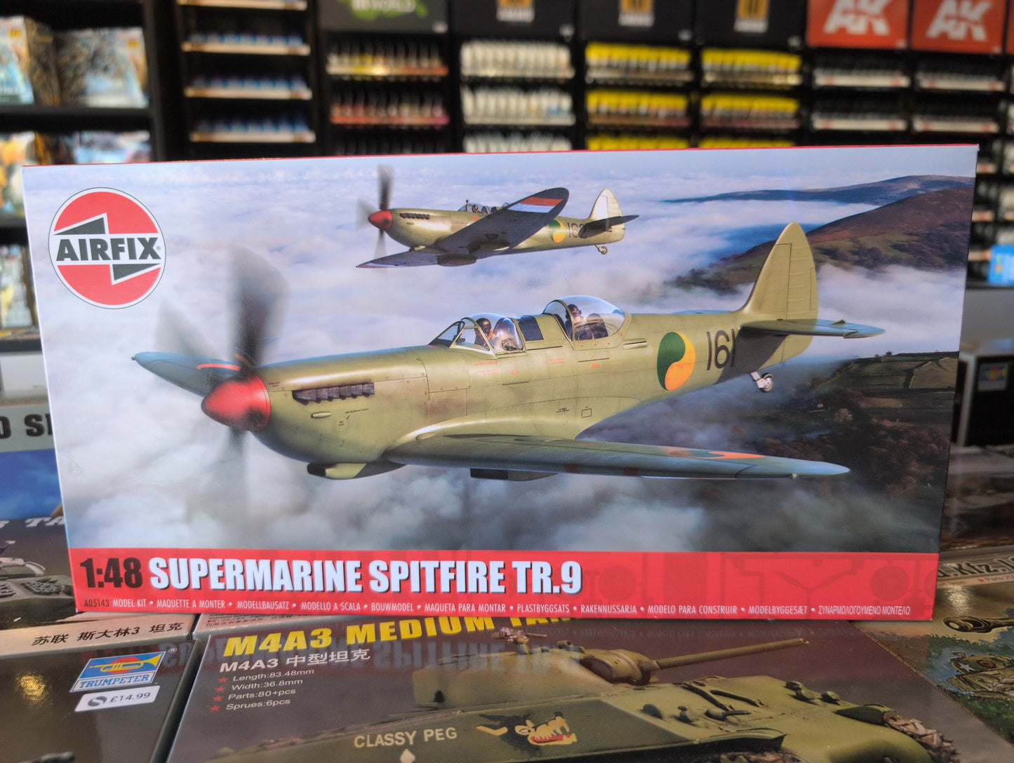 1/48 Airfix - Supermarine Spitfire Tr.9 - Product Image