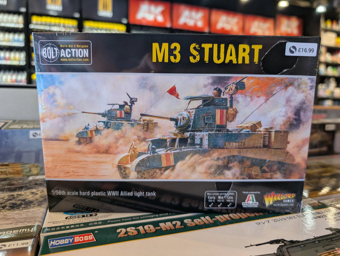 1/56 Bolt Action - M3 Stuart Tank - Product Image