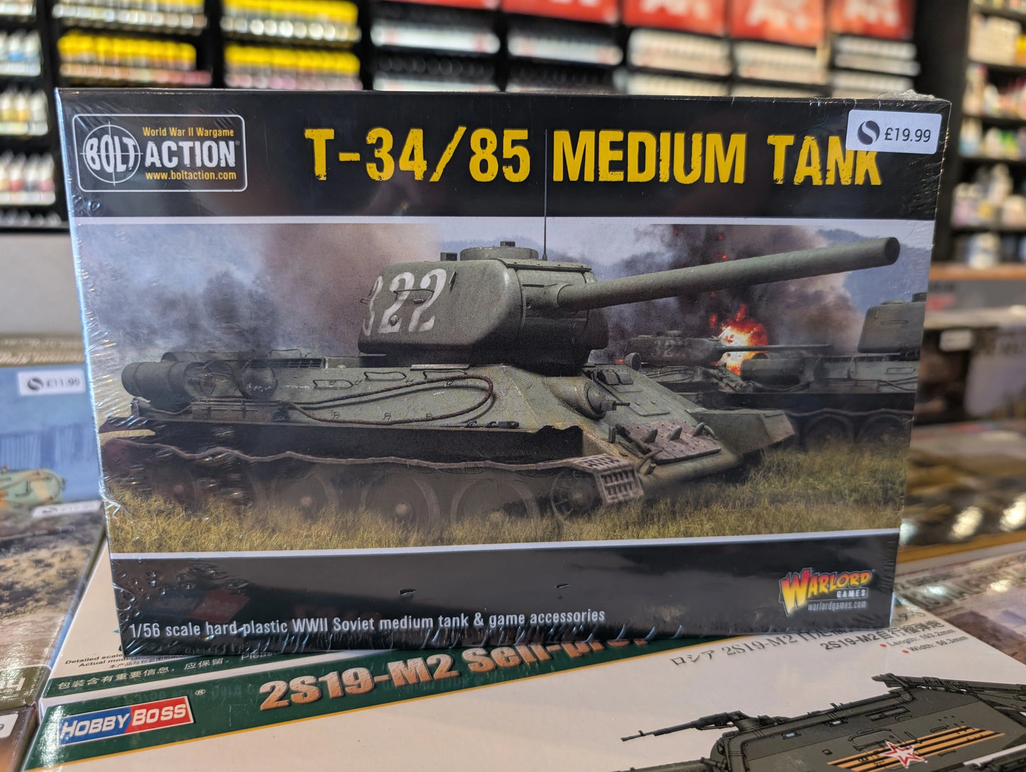 1/56 Bolt Action - T34/85 Medium Tank - Product Image