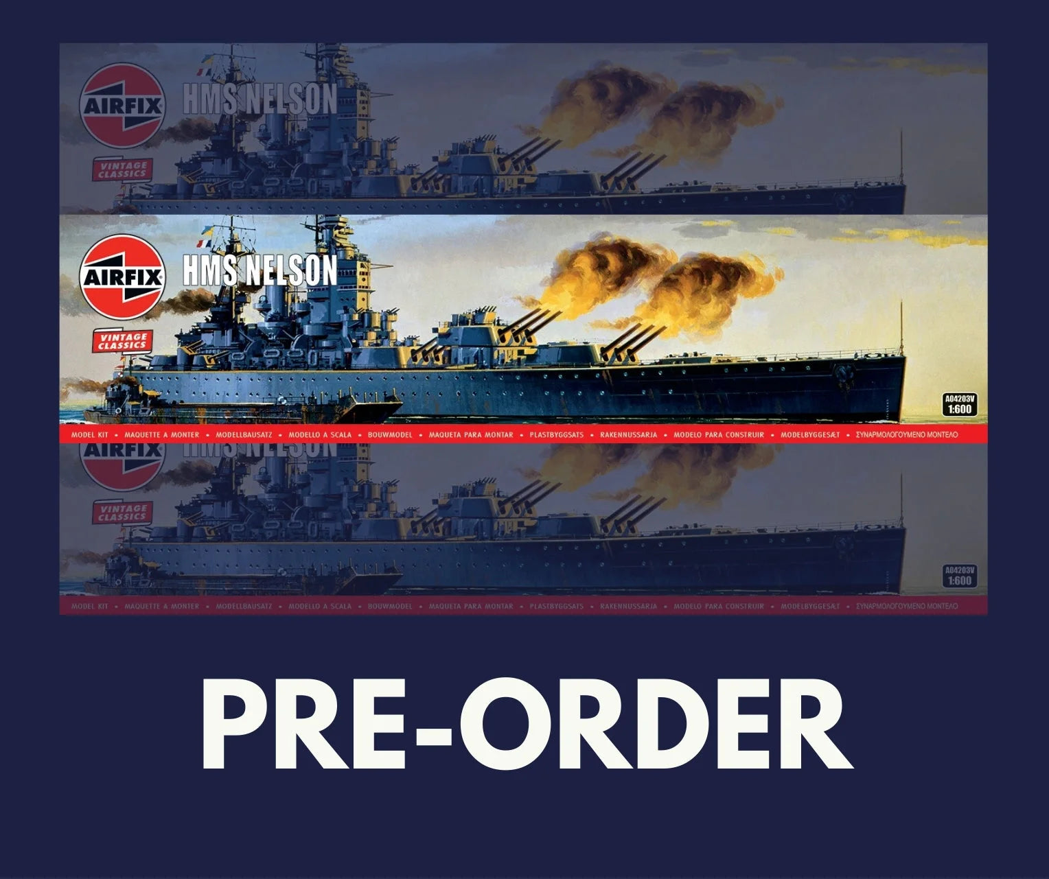 1/600 Airfix - HMS Nelson (PRE-ORDER) - Product Image