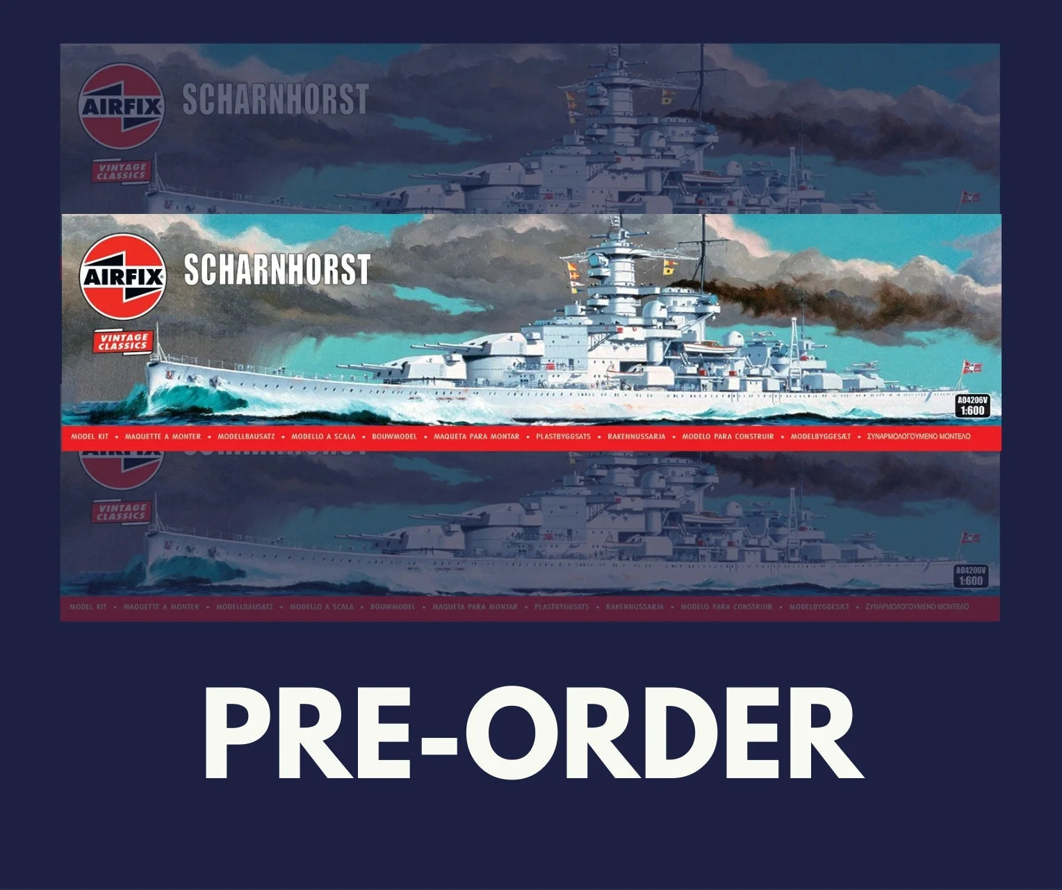 1/600 Airfix - Scharnhorst (PRE-ORDER) - Product Image