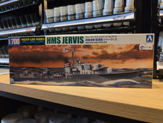 1/700 Aoshima - British Destroyer HMS Jervis - Product Image