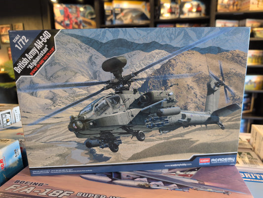 1/72 Academy - British Army AH-64D "Afghanistan" Helicopter - Product Image