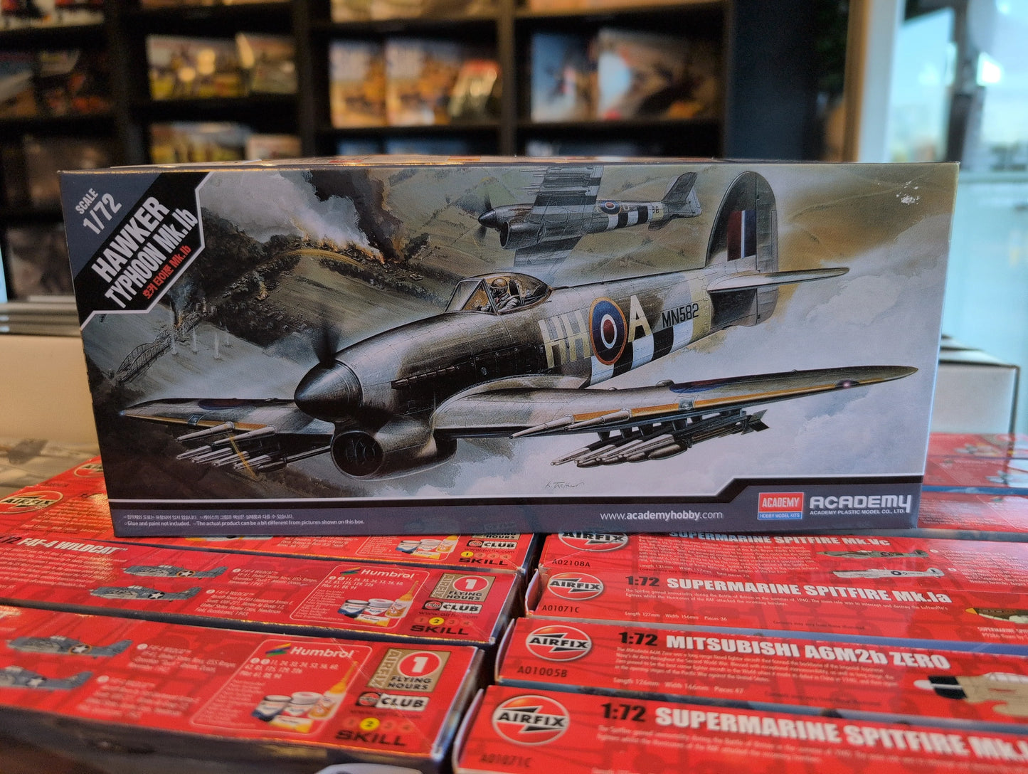 1/72 Academy - British RAF Hawker Typhoon Ib Fighter Bomber Aircraft - Product Image