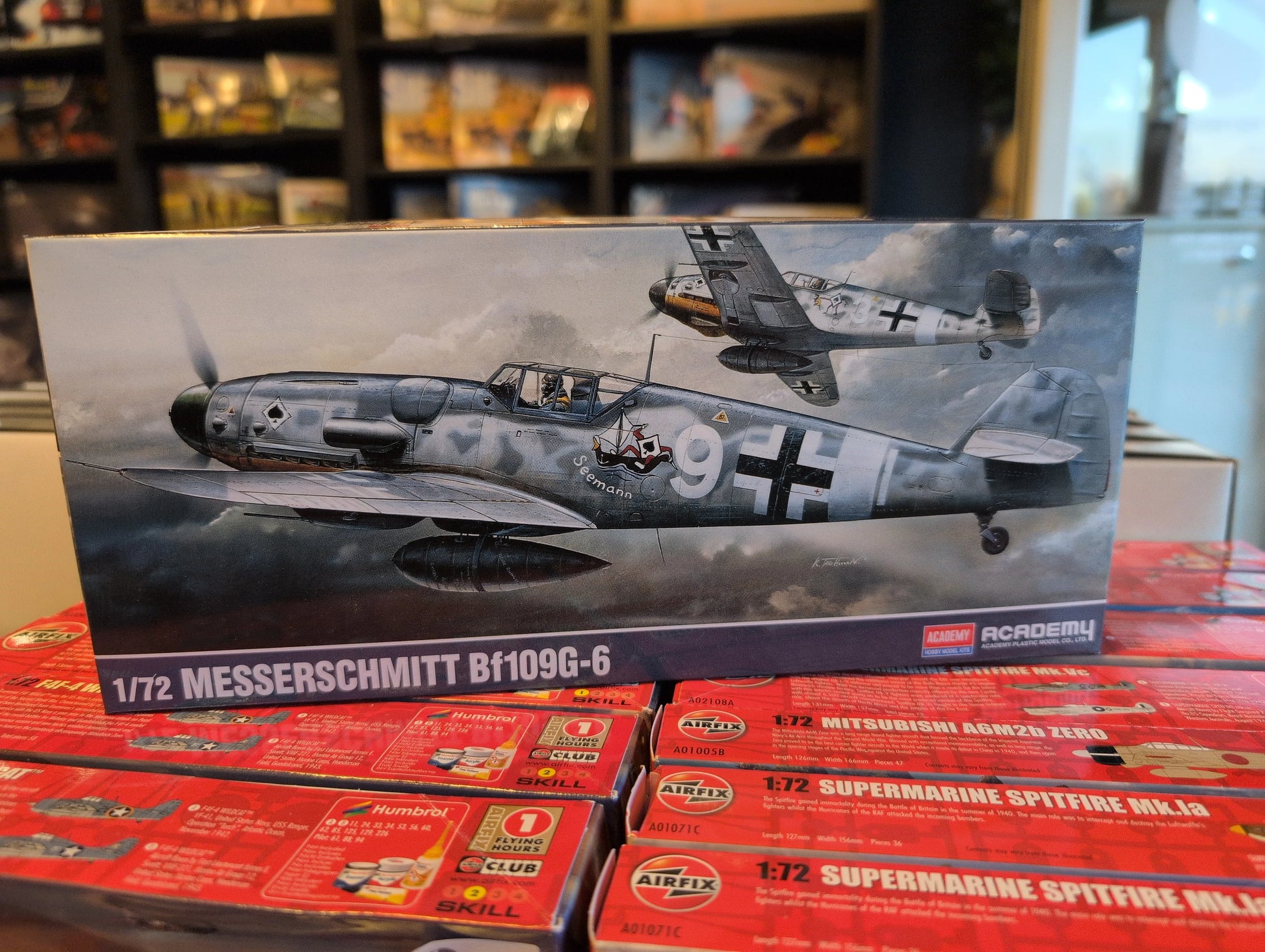 1/72 Academy - German Air Force Messerschmitt Bf 109G Fighter Aircraft - Product Image
