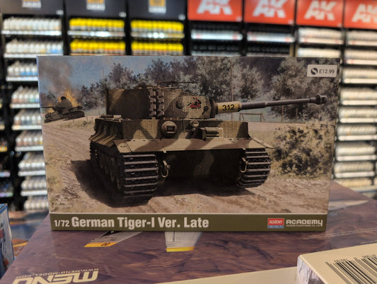 1/72 Academy - German Army Tiger I Late WWII Heavy Tank - Product Image