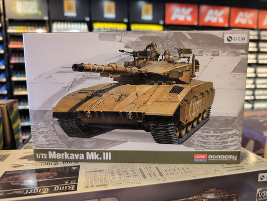1/72 Academy - Israeli Army IDF Merkava Mk III Main Battle Tank - Product Image