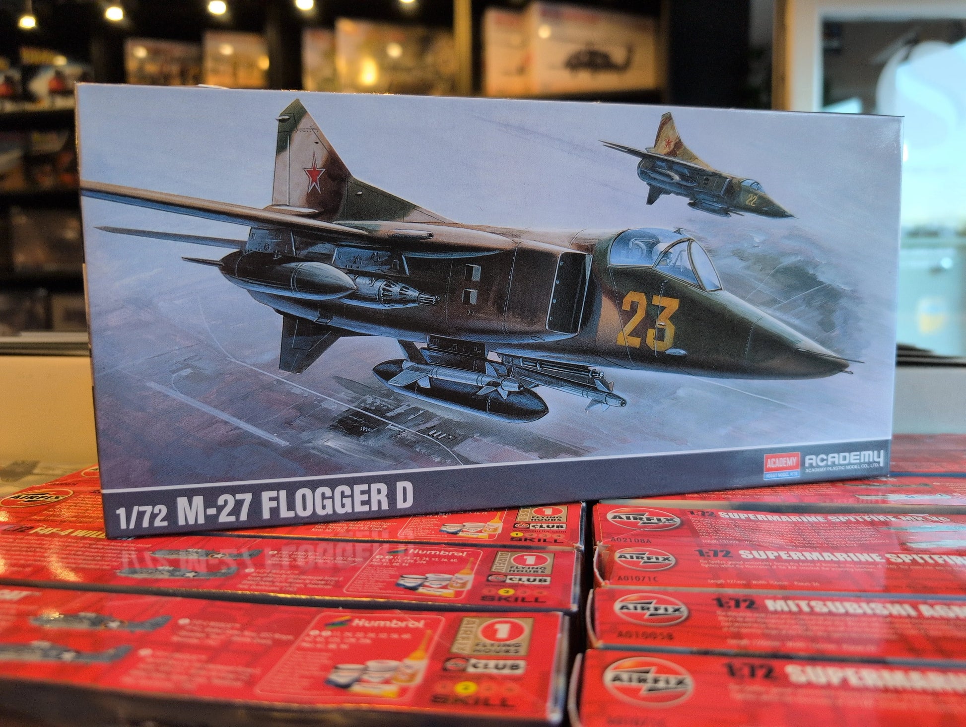 1/72 Academy - Soviet Air Force MiG-27 Flogger D Fighter Aircraft - Product Image