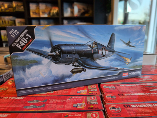 1/72 Academy - US Navy F4U-1 Corsair Fighter Aircraft - Product Image