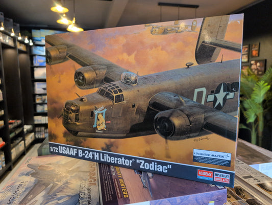 1/72 Academy - USAAF B-24H Liberator "Zodiac" Heavy Bomber Aircraft - Product Image