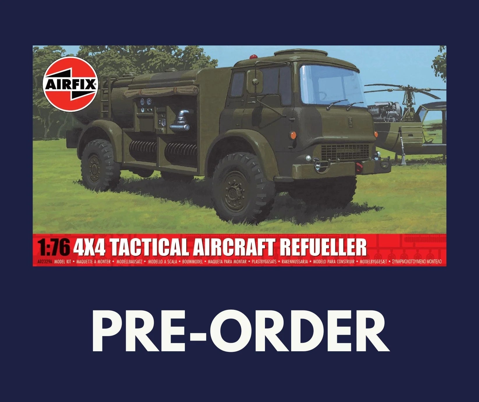 1/72 Airfix - 4x4 Tactical Aircraft Refueller A02329A (PRE-ORDER) - Product Image