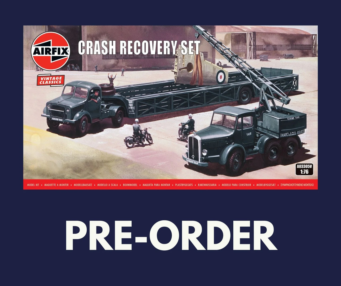 1/72 Airfix - Crash Recovery Set A03305V (PRE-ORDER) - Product Image