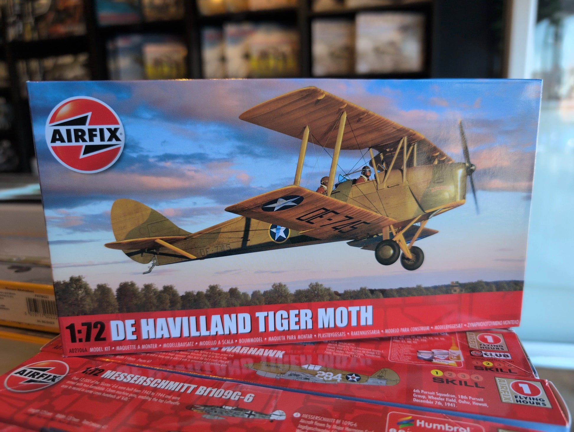 1/72 Airfix - De Havilland Tiger Moth - Product Image