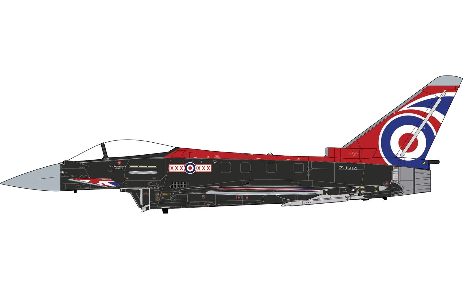 1/72 Airfix - Eurofighter Typhoon FGR.4 (Blackjack) & Tucano T.1 - Two Aircraft Set (PRE-ORDER) - Product Image