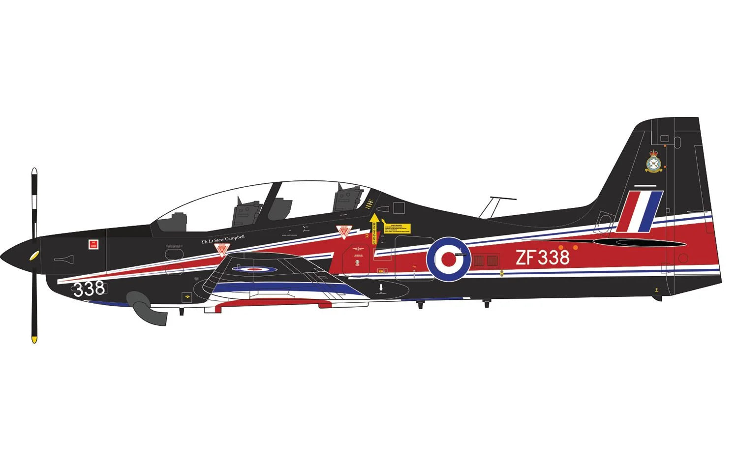 1/72 Airfix - Eurofighter Typhoon FGR.4 (Blackjack) & Tucano T.1 - Two Aircraft Set (PRE-ORDER) - Product Image