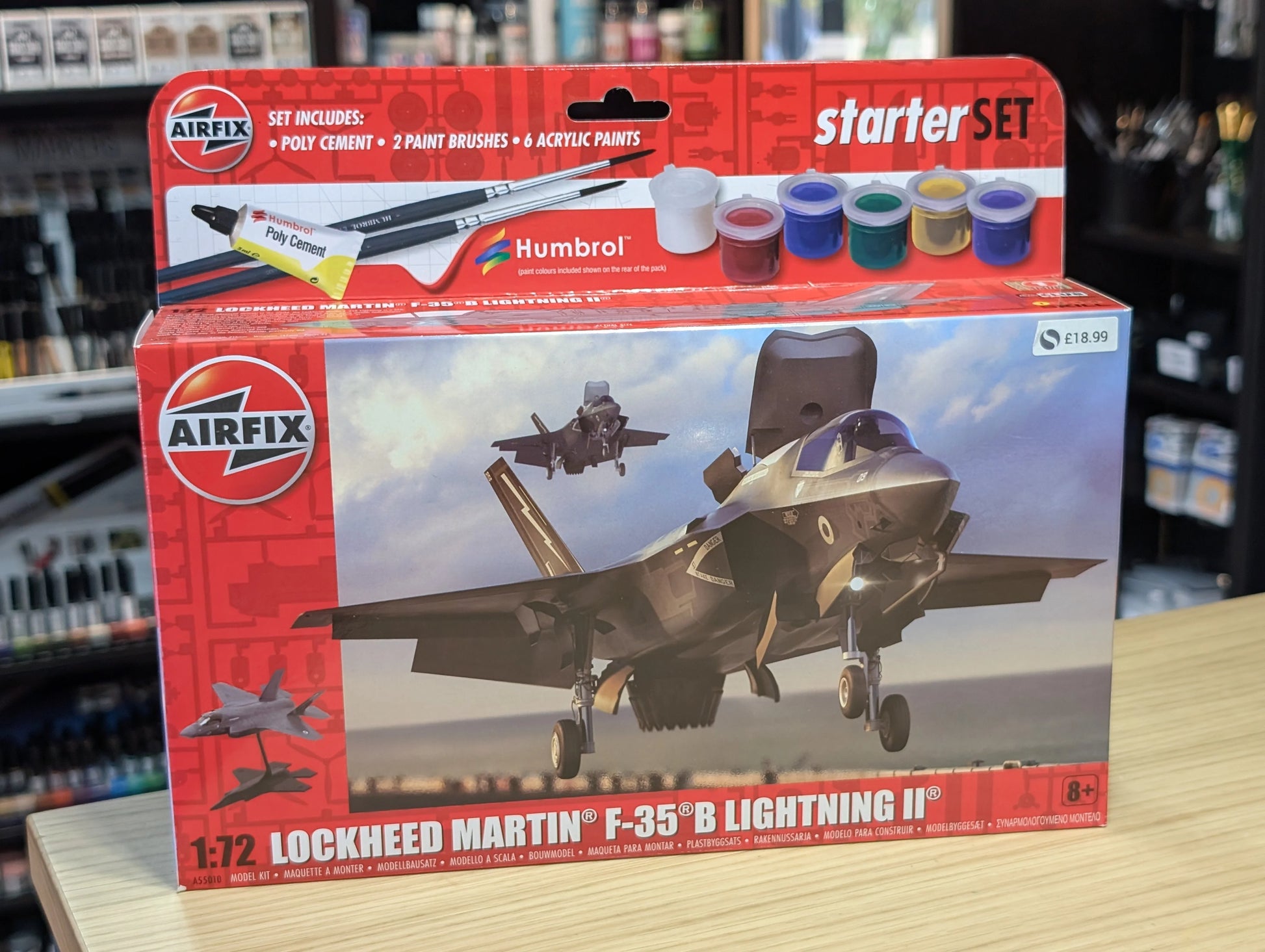 1/72 Airfix - Lockheed Martin F-35B Lightning II Starter Set - Product Image