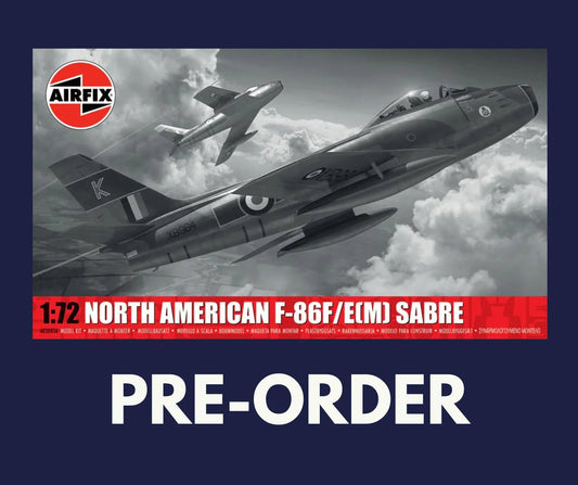 1/72 Airfix - North American F-86F/E(M) Sabre (PRE-ORDER) - Product Image