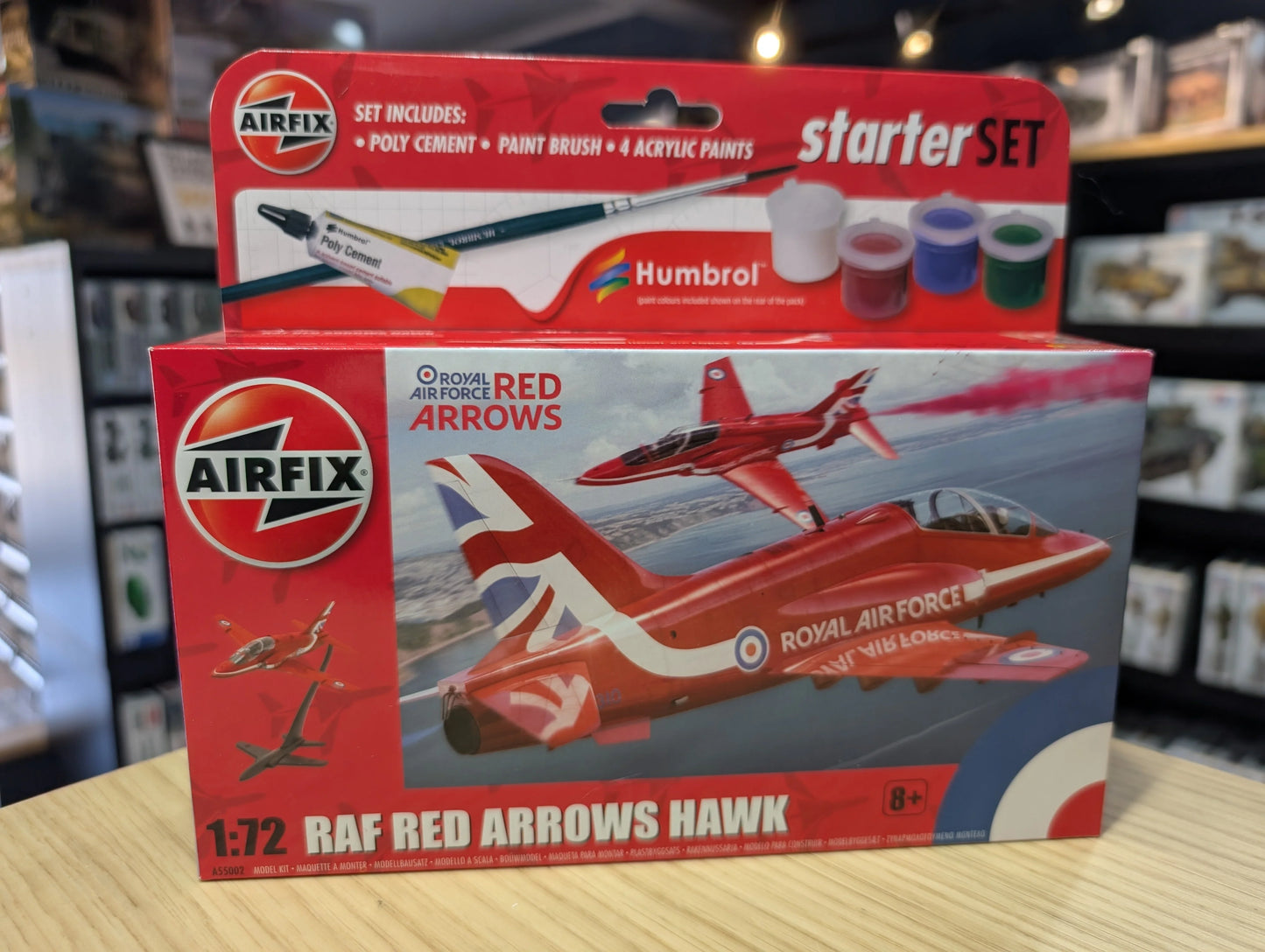 1/72 Airfix - Red Arrows Hawk Starter Set - Product Image