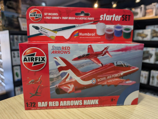 1/72 Airfix - Red Arrows Hawk Starter Set - Product Image