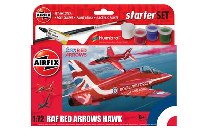 1/72 Airfix - Red Arrows Hawk Starter Set - Product Image