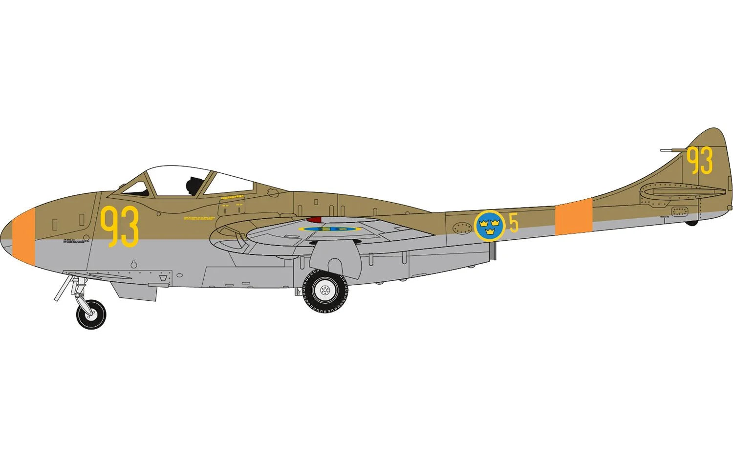 1/72 Airfix - Swedish Air Force 100th Anniversary Set (PRE-ORDER) - Product Image