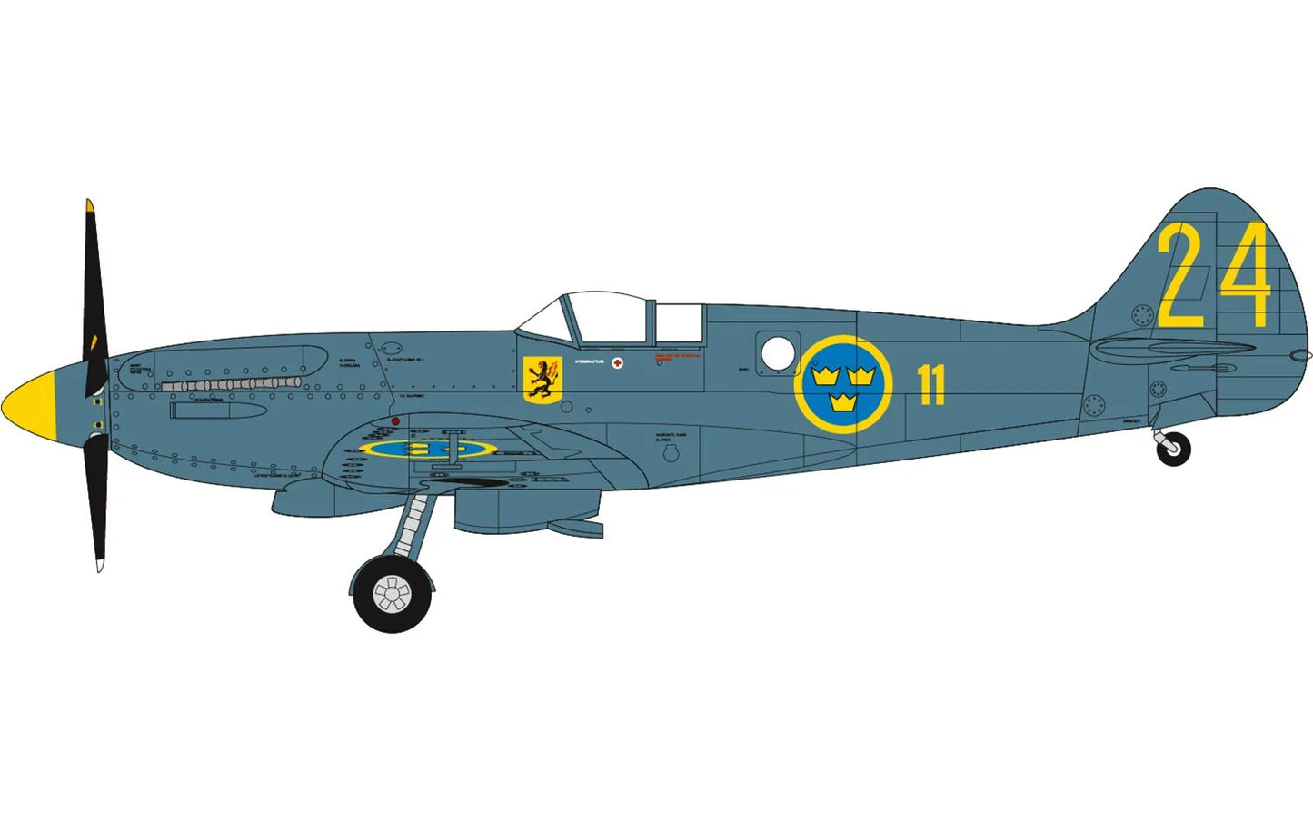 1/72 Airfix - Swedish Air Force 100th Anniversary Set (PRE-ORDER) - Product Image