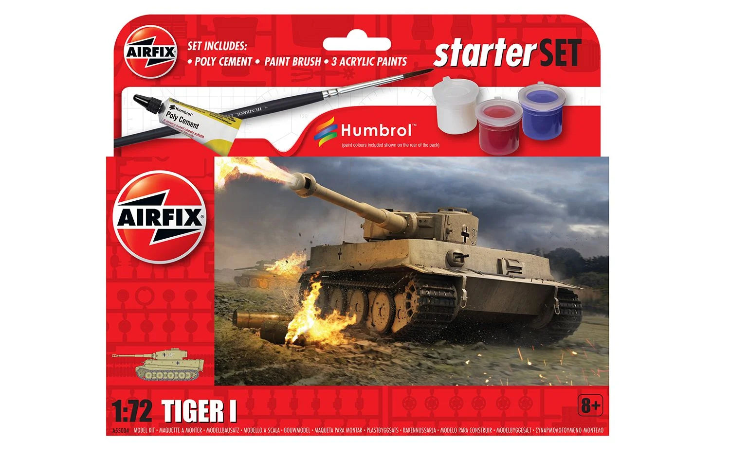 1/72 Airfix - Tiger 1 Starter Set - Product Image