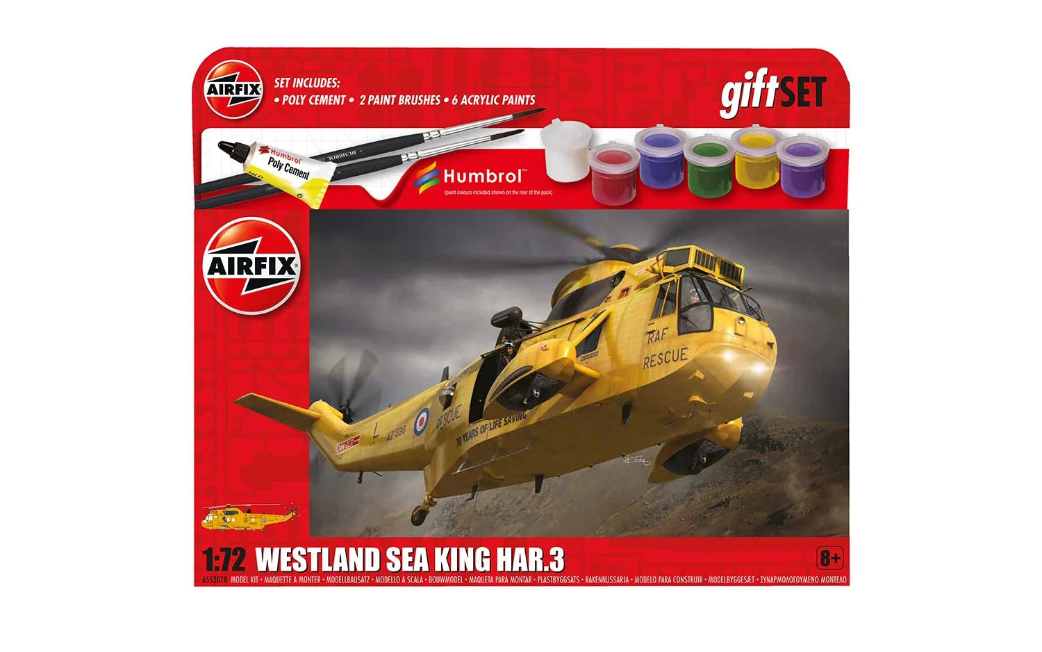 1/72 Airfix - Westland Sea King HAR.3 Starter Set - Product Image