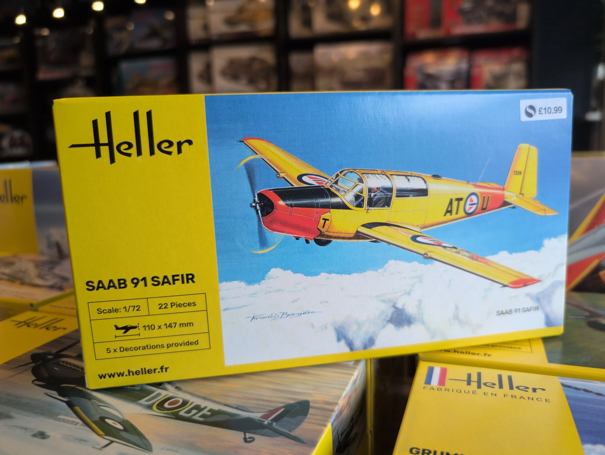 1/72 Heller - SAAB Safir 91 - Product Image
