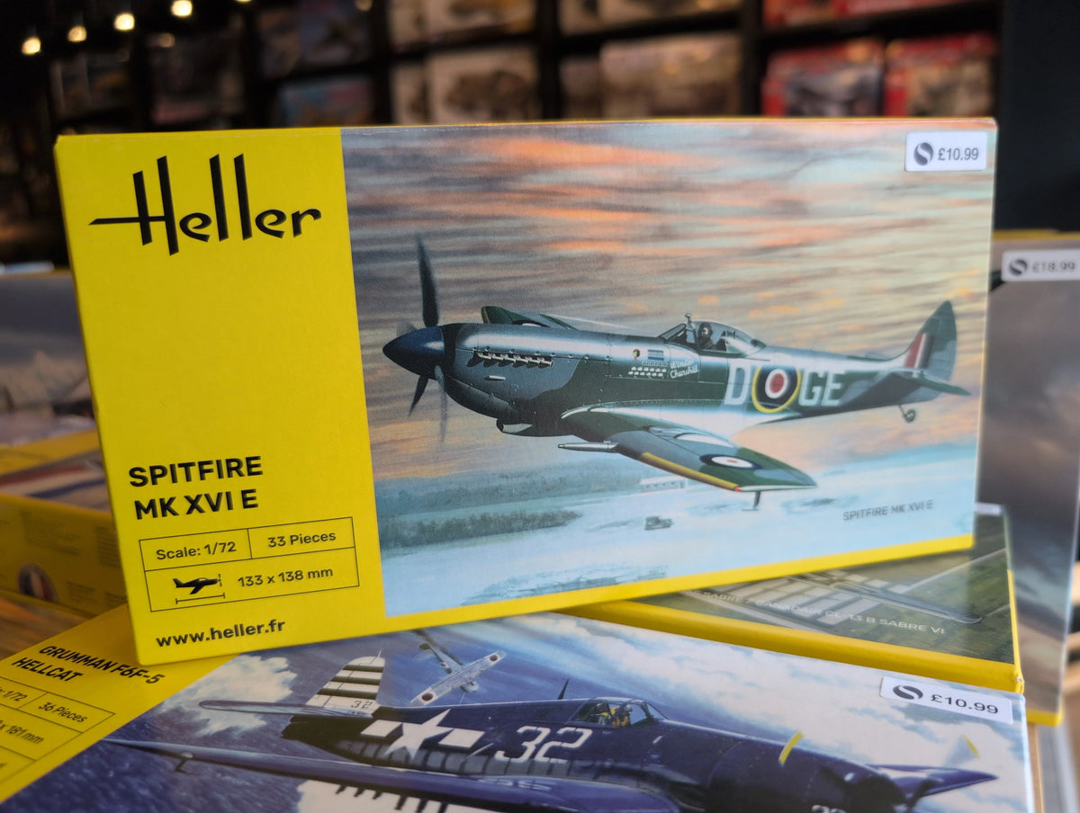 Heller 1/72 Scale Spitfire Mk XVI Plastic Model Kit 80282