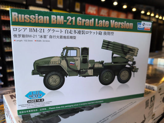 1/72 Hobby Boss - Russian BM-21 Grad Late Version - Product Image