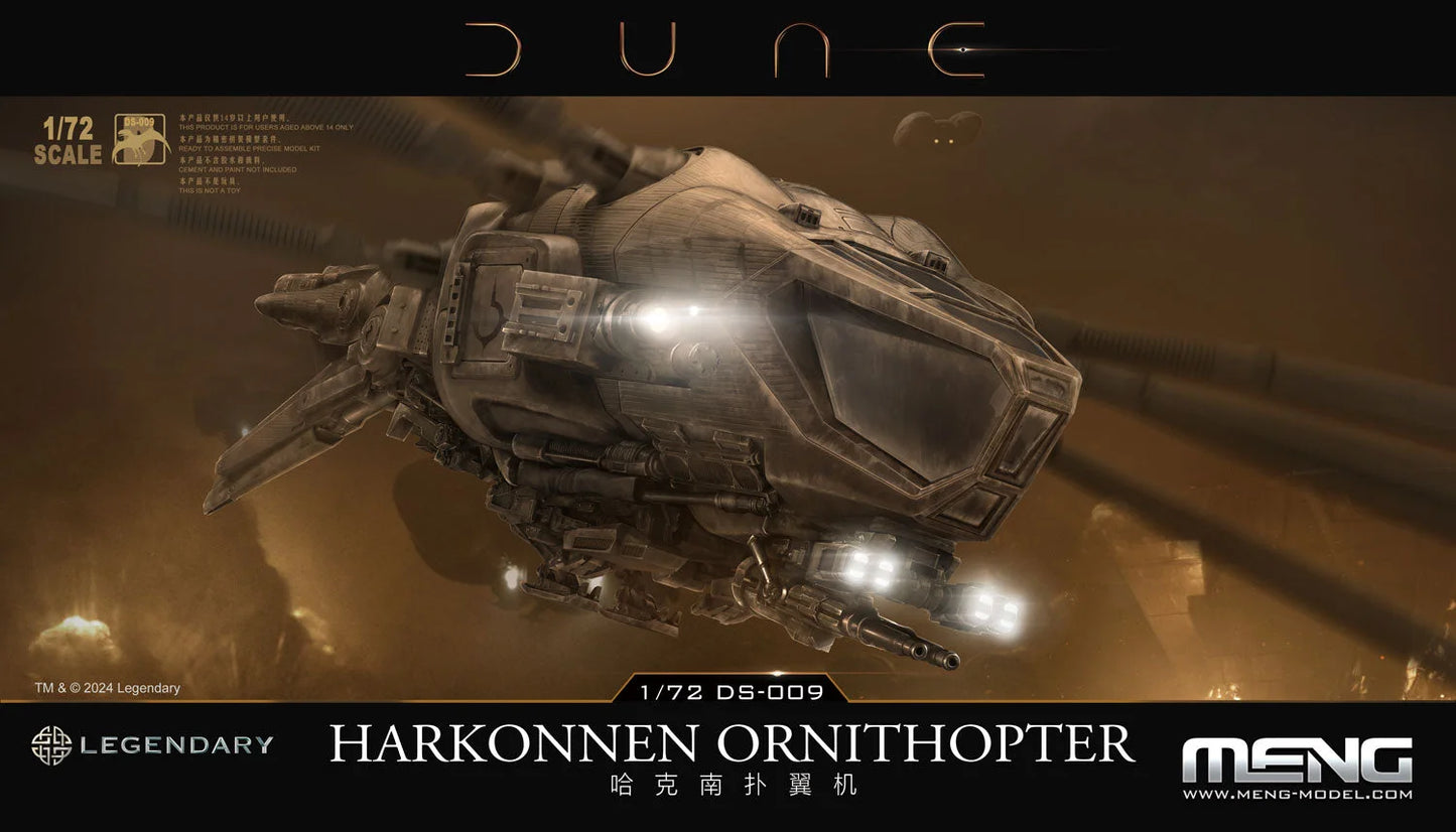 1/72 Meng - Dune: Harkonnen Ornithopter - Product Image