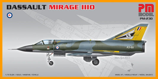 1/72 PM Model - Australian Air Force Mirage IIIO 5 & 77 Squadron Fighter Aircraft - Product Image
