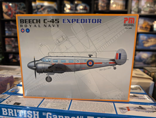 1/72 PM Model - British Royal Navy Beech C-45 Expeditor Trainer Aircraft - Product Image