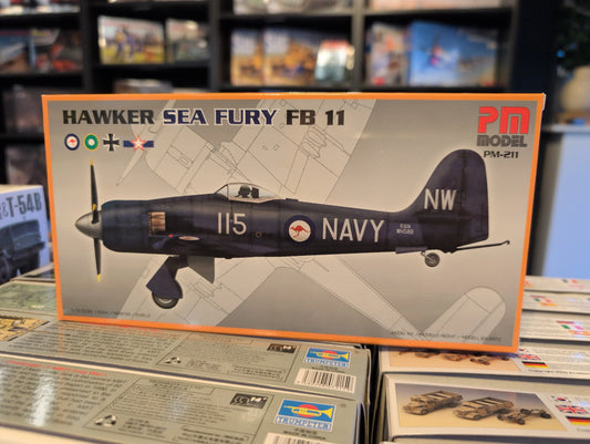 1/72 PM Model - Hawker Sea Fury FB-11 Fighter Aircraft - Product Image