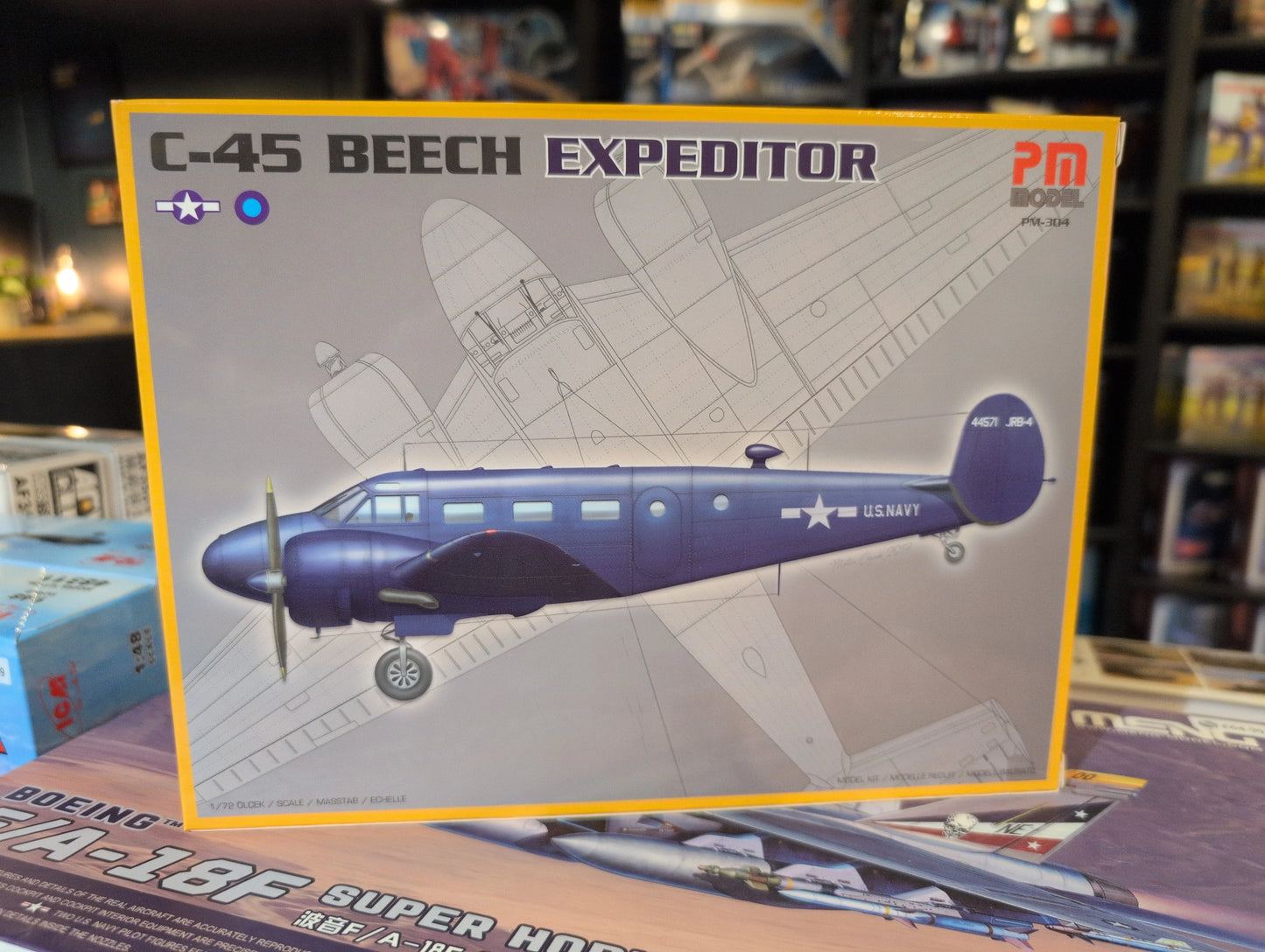 1/72 PM Model - USAAF Beechcraft C-45 Expeditor Trainer Aircraft - Product Image