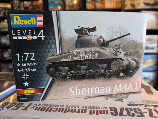 1/72 Revell - Sherman M4A1 - Product Image