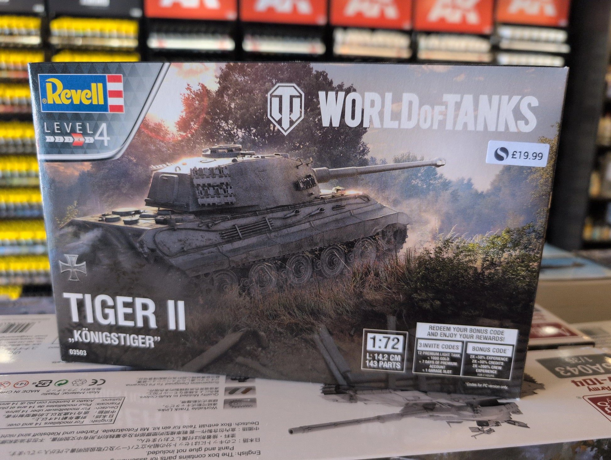1/72 Revell - World of Tanks Tiger II "Konigstiger" - Product Image