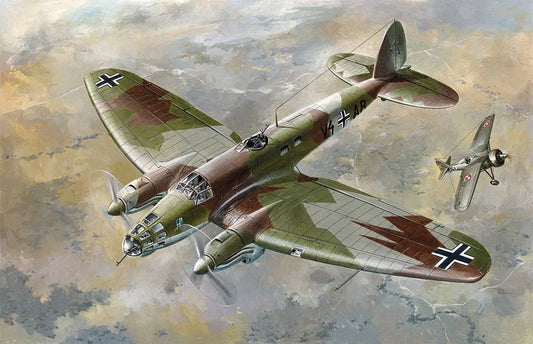 1/72 Roden - German Air Force Heinkel He 111 E Bomber Aircraft - Product Image